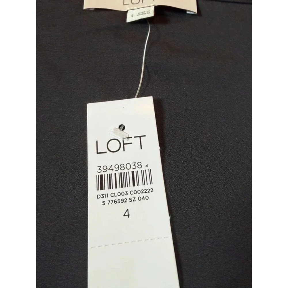 New NWT Ann Taylor LOFT Sweetheart Neck Puff Sleeve Blouse Sz 4